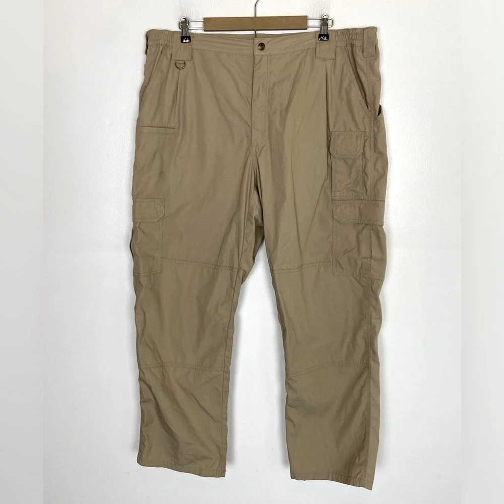5.11 Tactical Men’s Cargo Utility‎ Pants 42X30 Tan Workwear Military Workforce